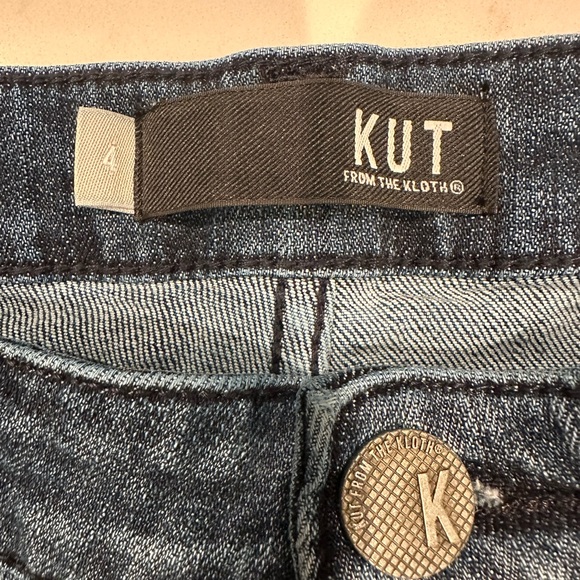 Women’s denim shorts boyfriend style  Madeline KUT from the Kloth size 4 - Picture 2 of 7